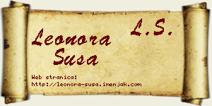 Leonora Suša vizit kartica